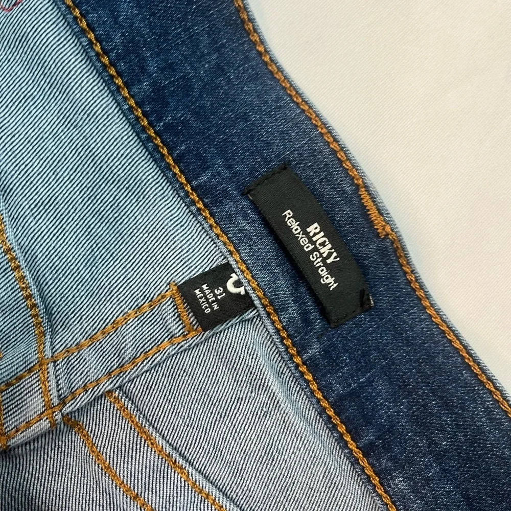 Sz 31 true religion denim shorts Men's Blue Denim Shorts